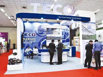 主打動(dòng)力節(jié)能、智慧監(jiān)控 東元 現(xiàn)身印度臺(tái)灣形象展