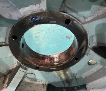 東元AECK 1300HP電機維修，更換軸、后端蓋、軸承