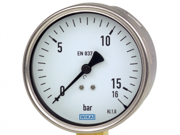 212.20波登管壓力表，銅合金材質