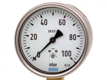 612.20膜盒式壓力表，銅合金材質