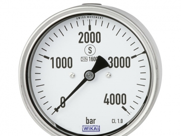 PG23HP-P波登管壓力表，不銹鋼材質