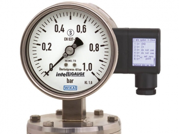 PGT43HP.100, PGT43HP.160帶有電信號輸出的膜片式壓力表